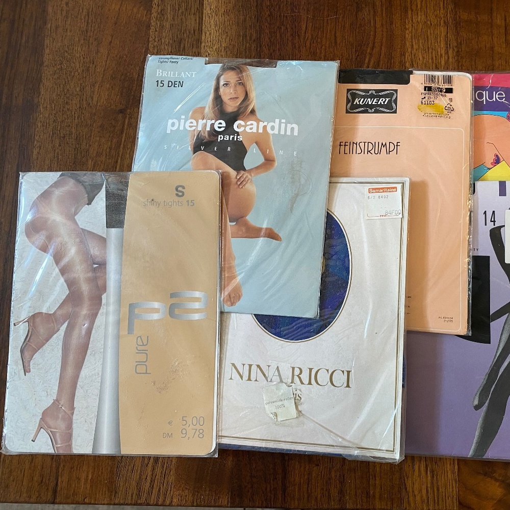 1 LOT of European made or European origin Panty Hose, all Small or Fits Small